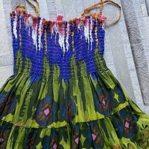 Multi - Colored Short Sundress - Picture 2 of 5